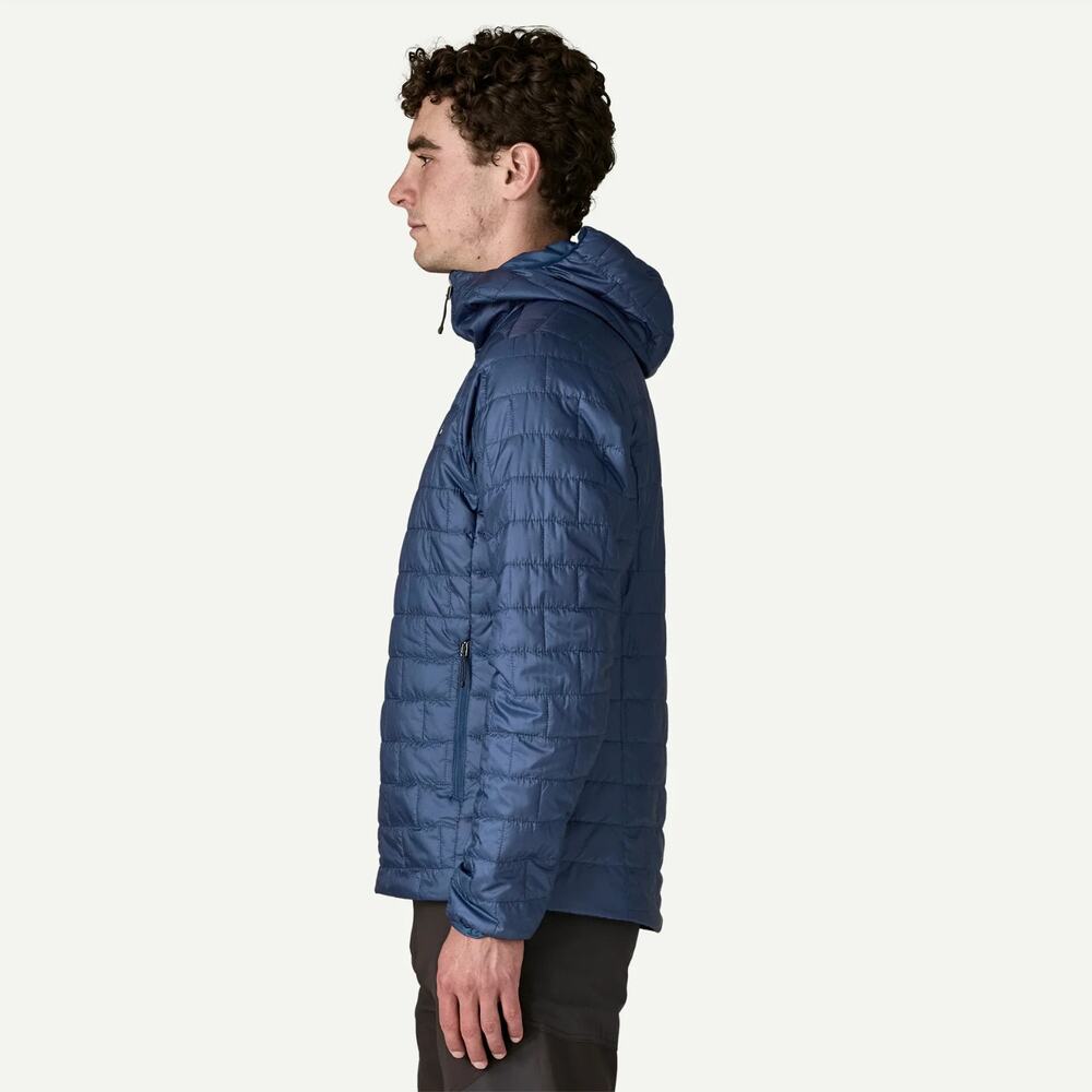 Patagonia Nano Puff Hoodie Men's XL, Clement Blue, NWT - Picture 5 of 6